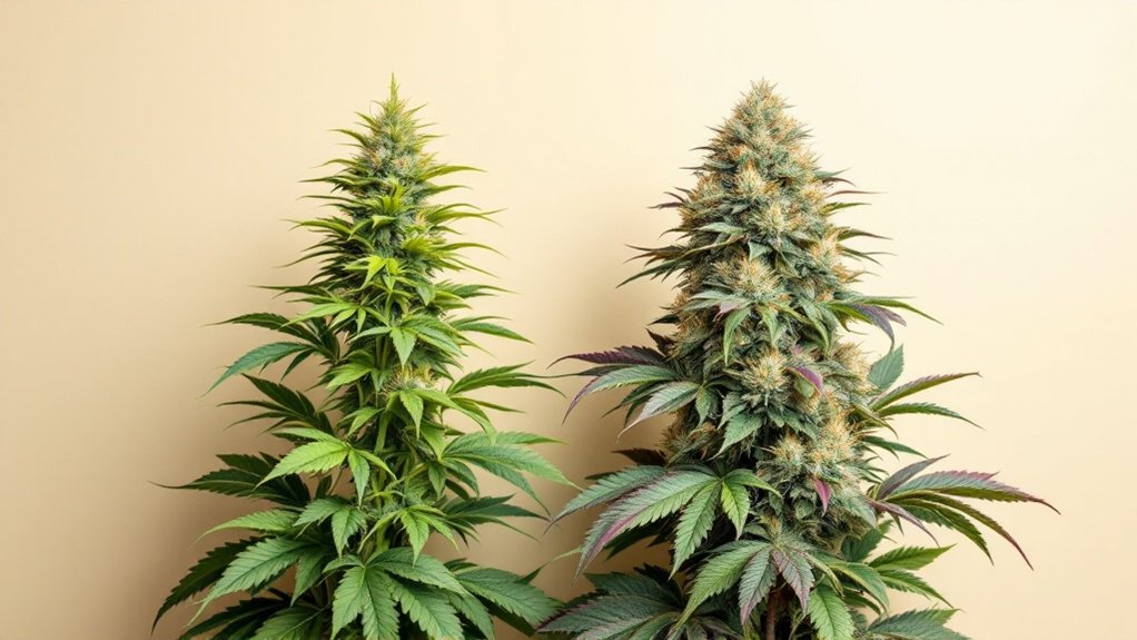 hybrid and sativa differences