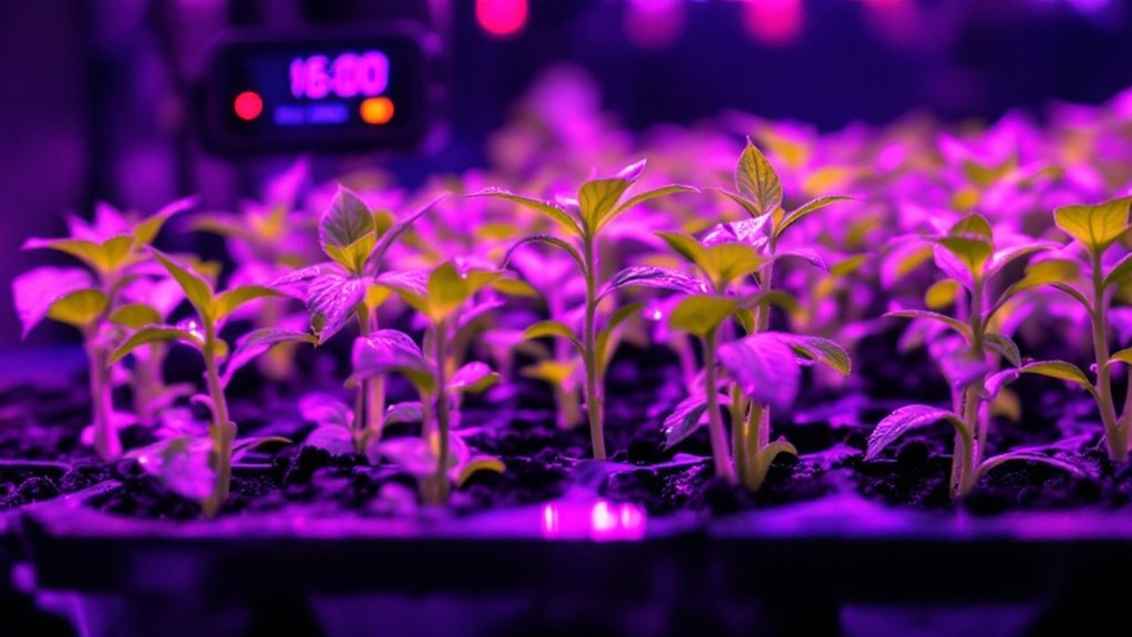 optimal light for seedlings